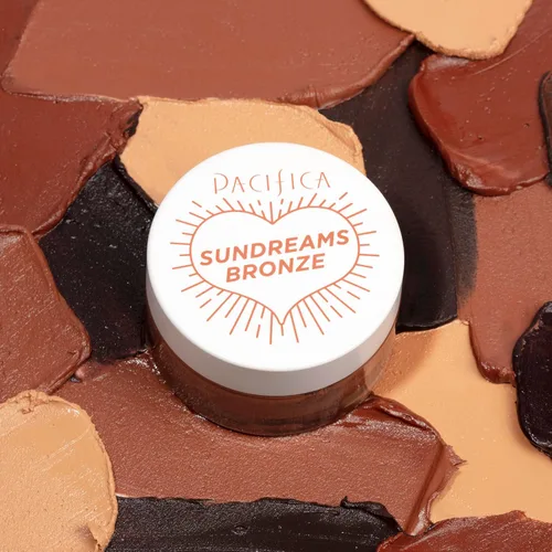 Vista 10 de Pacifica Bronzer - Sun Dreams - Resaltador en crema bronceadora mate, contorno hidratante y edificable con extractos florales, sin talco, vegano