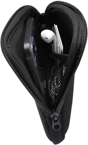 Vista 3 de Funda pequeña de neopreno para teléfono celular, a prueba de golpes, con correa para el cuello para iPhone 13 Mini, 12 Mini, 11 Pro, XS, X, 8, SE