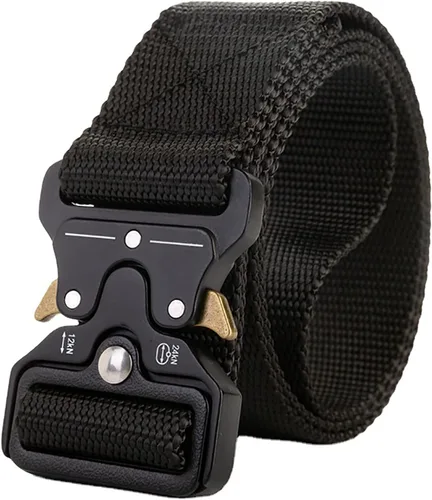 Vista 15 de AIBEARTY Cinturón de lona con hebilla ajustable, cintura larga para mujeres, hombres, adolescentes