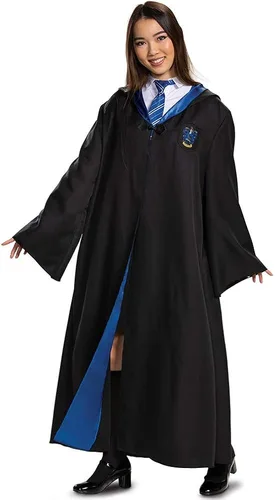 Vista 3 de Harry Potter, túnica de calidad, túnicas temáticas del mundo mágico de Hogwarts, por casa, túnicas temáticas para adultos, calidad de película