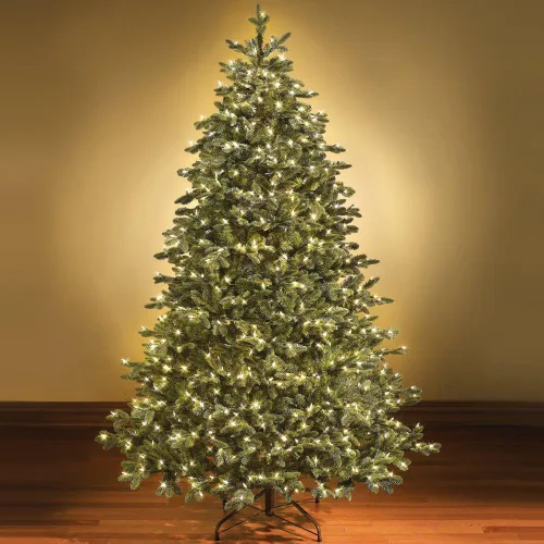 Vista 8 de Holiday Essence Luces de Navidad Intermitentes, Controlador de 8 Funciones, 140 Mini Bombillas Transparentes, Cable Verde, Luces de Cadena
