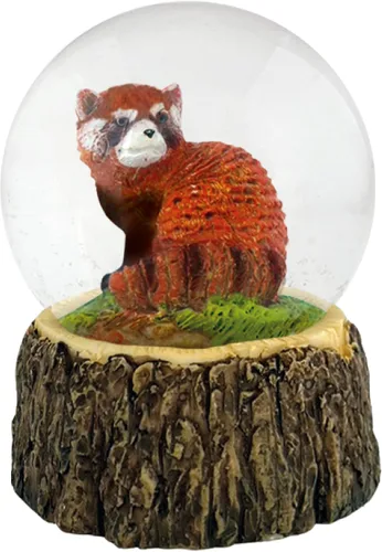 Vista 26 de Globo de agua - Oso marrón de Deluxebase. Decoración de animales de globo de nieve con figuras de oso marrón. Globo de purpurina de vidrio