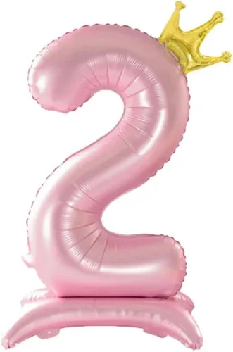 Vista 7 de Globos azules con el número 1 de 42 pulgadas con corona, globos de primer cumpleaños para niños y niñas, suministros de decoración de fiesta de Azul