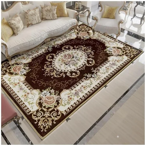 Vista 7 de Alfombra de estilo retro con calefacción eléctrica artística para suelo radiante, calentador de gran tamaño, alfombra eléctrica con tat alfombra