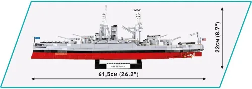 Vista 4 de COBI - Colección histórica de la Segunda Guerra Mundial, USS Arizona (BB-39)