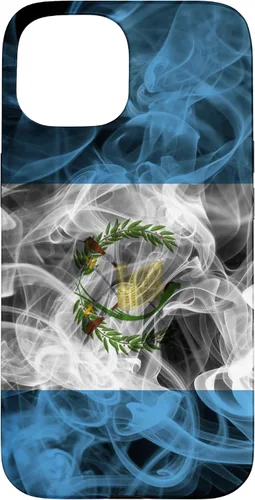 Vista 6 de Smoke Guatemala Flag - Funda para iPhone 17 con diseño de nube de orgullo ahumado