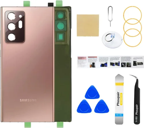 Vista 39 de Reemplazo de cristal trasero para Samsung Galaxy S24 con kit de herramientas de reparación profesional (Amber Yellow)