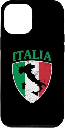 Vista 26 de Italia Flag Crest Italy Italian Family Vintage Distressed Case for iPhone 17