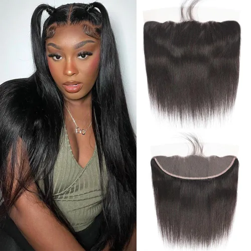 Vista 25 de CHEEON Frontal de encaje HD de 13 x 4 de 12 pulgadas, cabello humano brasileño ondulado con cierre frontal de encaje, 100% cabello humano virgen sin