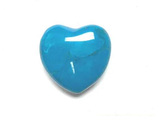Vista 10 de Amatista 30MM pulido Worry Stone Puff Heart and Velvet Pouch
