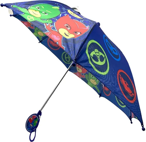 Vista 2 de PJ Masks - Paraguas para niños pequeños surtidos para niños, color azul, edad 3-7-5626