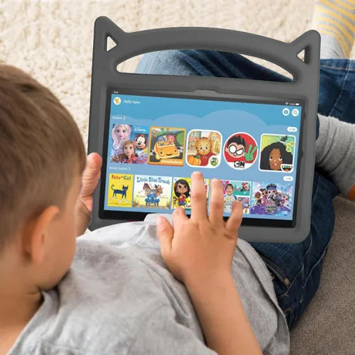 Vista 6 de SHERBORN - Funda ligera para tablet de 8 pulgadas (12ª/10ª generación, versión 2024/2022/2020) - Funda ligera a prueba de golpes con asa de soporte