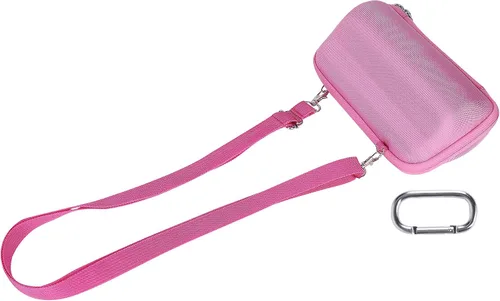 Vista 8 de Khanka Funda rígida de viaje + funda de silicona de repuesto para altavoz Bluetooth portátil impermeable JBL Flip 6 (rosa) EVA Hard Shell