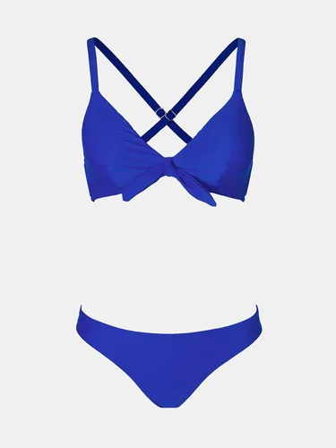 Vista 5 de CUPSHE - Conjunto de bikini de dos piezas para mujer, estampado floral y detalle de nudo de conejo