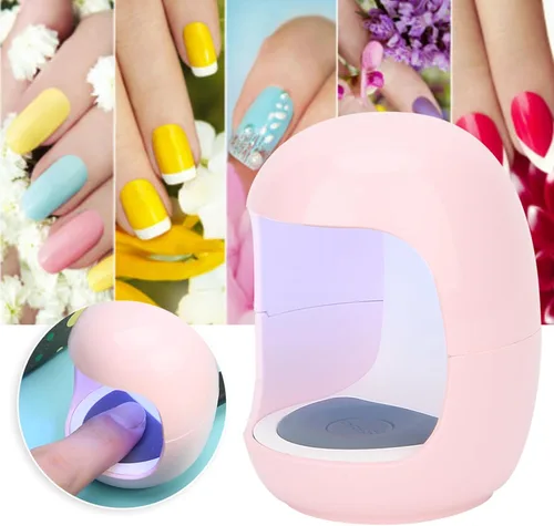 Vista 11 de Mini secador de uñas LED USB, lámpara secadora de esmalte de uñas de gel, temporizador múltiple de secado rápido, máquina portátil de curado de uñas