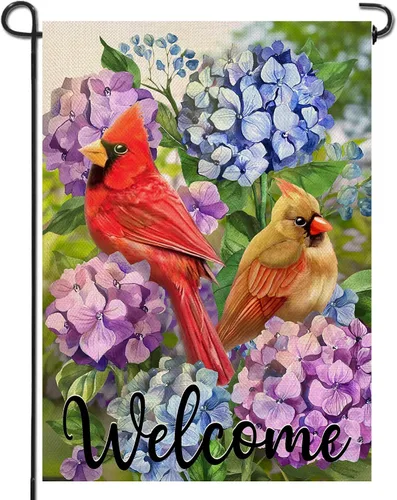 Vista 7 de Artofy Bandera decorativa pequeña para jardín de primavera y verano con diseño de abejorros y girasoles, flor feliz de abeja, decoración exterior