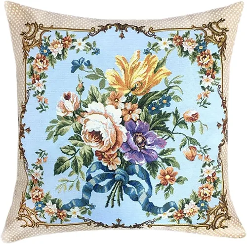 Vista 19 de STP GOODS Almohada de tapiz, almohada decorativa, decoración bohemia perfecta para sofá, sala de estar, dormitorio, cojín de sofá de 18 x 18