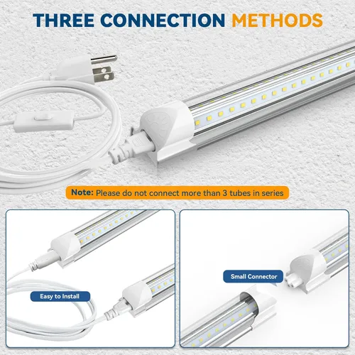 Vista 13 de JESLED Luz LED de tienda de 8 pies 100 W 15000LM ETL 10