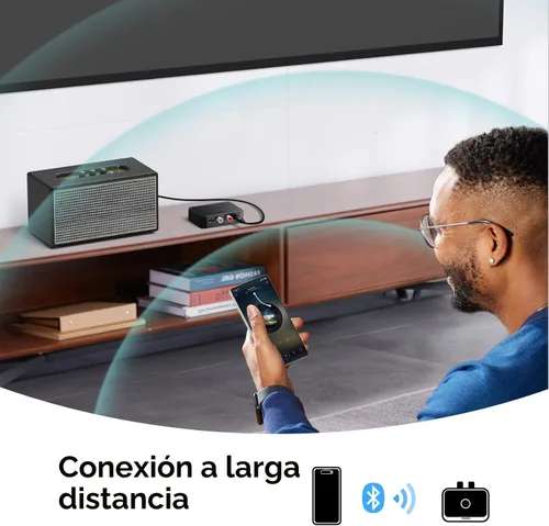 Vista 9 de UGREEN Receptor Bluetooth 6.0 con LDAC, adaptador de audio inalámbrico de alta resolución con baja latencia, para estéreo