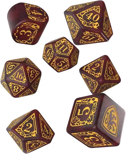 Vista 2 de Harry Potter Gryffindor - Dados modernos color rojo