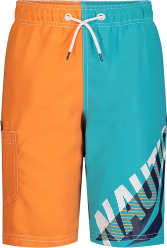 Vista 19 de Nautica Traje de baño para niños con protección solar UPF 50+ Explotado Verde Neón Fk17