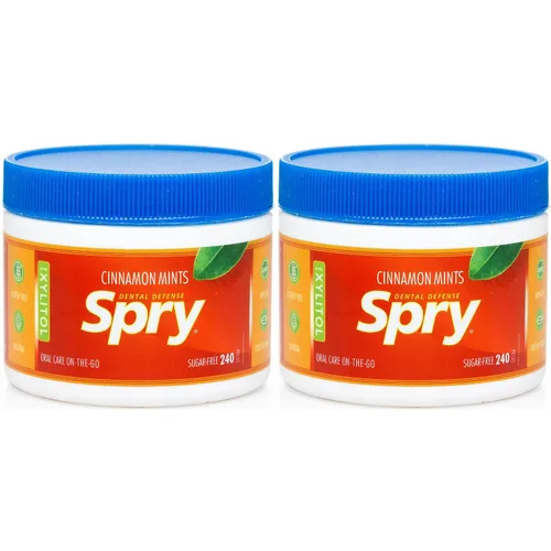 Vista 12 de Spry Xylitol Berry Blast Mints Caramelos sin azúcar - promueve la salud oral, aumenta la producción de saliva, detiene el mal aliento, sin OGM, sin