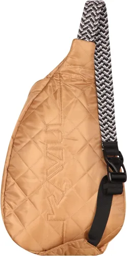 Vista 2 de KAVU Original Rope Puff Diamond Quilted Mini Sling Pack - Taupe, gris topo, Compacto