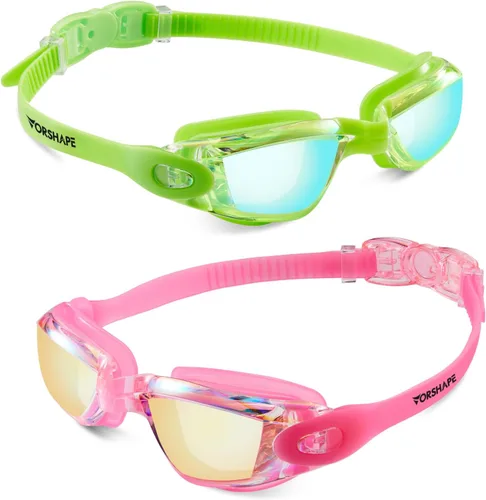 Vista 29 de Gafas de natación: paquete de 2 gafas de natación antivaho, sin fugas, protección UV, para adultos, hombres, mujeres, jóvenes