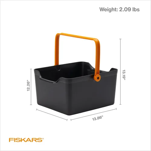 Vista 3 de Fiskars Organizador de herramientas de jardín con almacenamiento de herramientas pequeñas extraíble para uso en jardinería en interiores