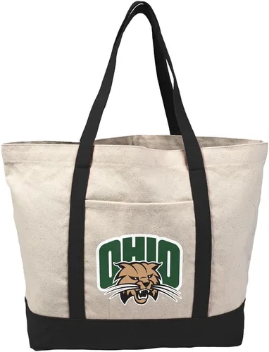 Vista 117 de Campus Lab Bolsa de lona con logotipo primario colegiado con bolsillo externo, bolsa de hombro reutilizable para ir de compras, playa Águilas A&m
