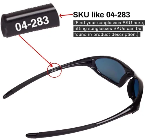 Vista 4 de Walleva Lentes de repuesto para gafas de sol Oakley XXOld Twenty (antes de la versión 2011) - 10 opciones disponibles