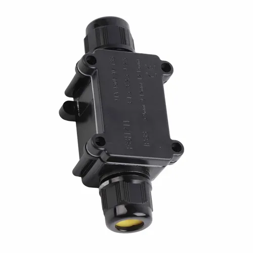 Vista 3 de Línea de cable subterráneo, caja de conexiones IP68, conector de línea de cable subterráneo de 2 vías, tamaño de junta para exteriores
