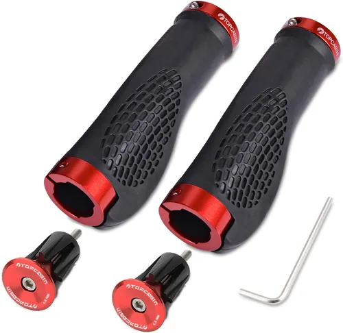 Vista 21 de Puños ergonómicos de manubrio de bicicleta, de Topcabin, con amplia superficie de agarre