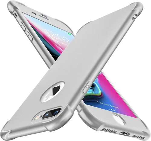 Vista 19 de ORETECH - Funda diseñada para iPhone 5/5S / SE (2016), con [2 protectores de pantalla de vidrio templado] cuerpo completo de 360° para iPhone SE