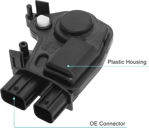 Vista 5 de X AUTOHAUX Motor de accionamiento de cerradura de puerta delantera izquierda lado del conductor para Honda Civic para Acura CR-V Element Accord 2