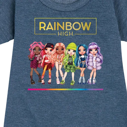 Vista 3 de Hybrid Apparel - Rainbow High - Toy Doll Lineup - Toddler and Youth Girls Fleece Dress