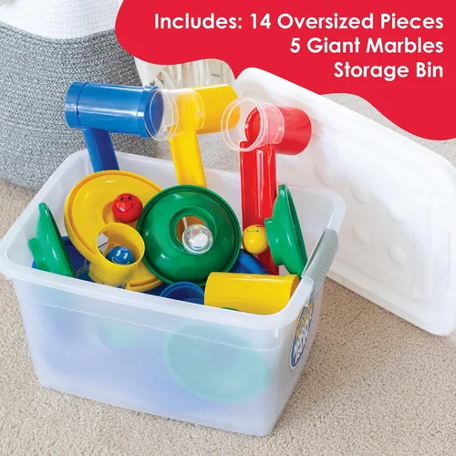 Vista 3 de MindWare Junior Marble Run, 20 piezas
