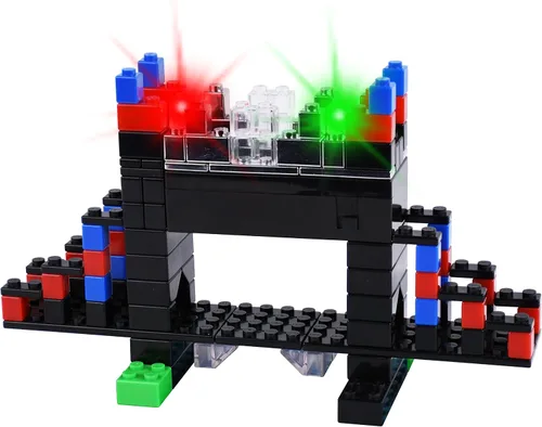 Vista 4 de E-Blox Stories Blox Builder - The City - Bloques de construcción con luz LED para niños a partir de 8 años (EBS-City)