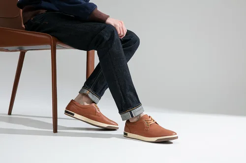 Vista 6 de Vostey Men's Sneakers Fashion Casual Shoes Dress Sneaker Oxford Shoes