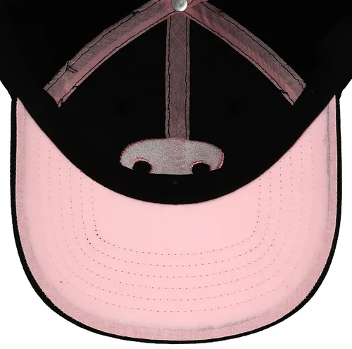 Vista 6 de My Melody Kuromi Inspired - Gorro de cosplay ajustable tradicional negro, Negro