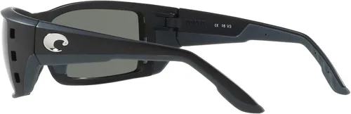 Vista 5 de Costa Del Mar Permit Low Bridge Fit - Gafas de sol rectangulares para hombre