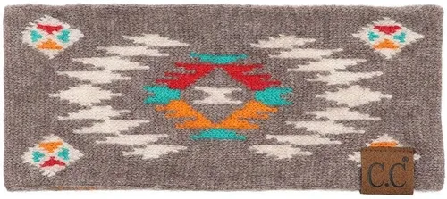 Vista 125 de C.C Cintillo elástico suave con punto trenzado para invierno, con forro mullido para el pelo, para calentar las orejas Negro