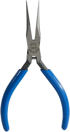 Vista 2 de Klein Tools Alicates Linemans D335-51/2C, cortadores laterales de punta de aguja, con resorte, 5 pulgadas, extra delgados