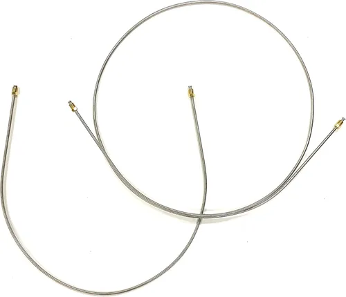 Vista 3 de Par de líneas de freno de eje trasero de níquel cobre. Corte a la longitud y acampanado con los accesorios correctos, simplemente dóblelos en su