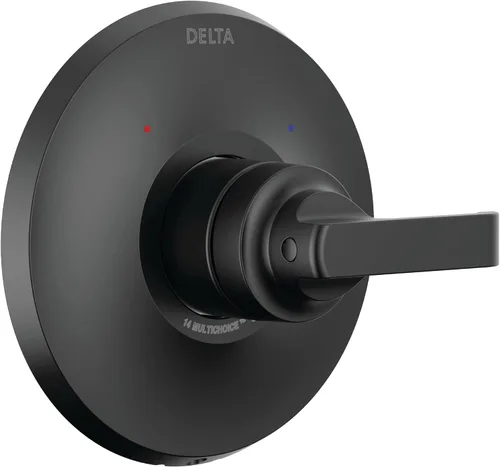 Vista 8 de Delta Faucet Tetra Serie 14 Lumicoat T14089-SS-PR - Kit de moldura de válvula de ducha de níquel cepillado, mango de ducha, kit de molduras de ducha