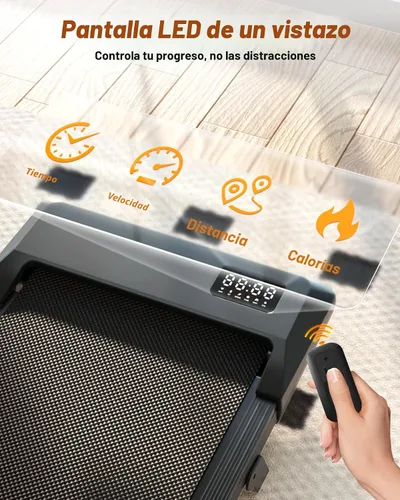 Vista 7 de Alfombra de Caminar, Alfombra Rodante con Inclinación Manual del 6%, Alfombra Rodante para Debajo del Escritorio para el Hogar y la Oficina