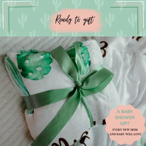 Vista 5 de Manta de hitos para bebé, manta de fotos mensual neutral de género, tabla de crecimiento, accesorios para fotos de recién nacidos a 12 meses, manta