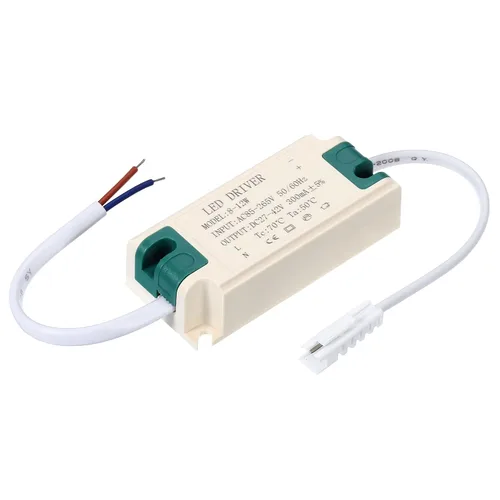 Vista 3 de PATIKIL 8-12W 300mA LED Driver, AC 85-265V Salida 27-42V DC Conector macho Conector Rectificador de corriente constante Transformador Fuente