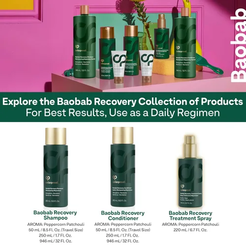 Vista 9 de Colorproof Baobab Spray de tratamiento capilar de 6.7 onzas líquidas, spray de recuperación de cabello, Baobab Fruit Spray para cabello dañado