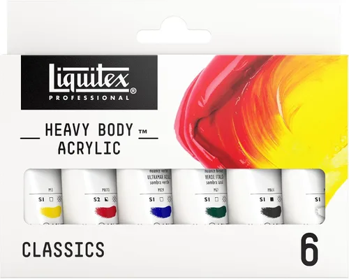 Vista 12 de Juego de 4 acrílicos Liquitex profesionales de cuerpo de pesado